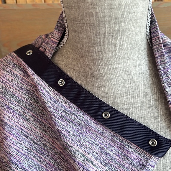 Lululemon Vinyasa Scarf, One Size, Heather Purple, Pink, Black, Purple Grosgrain - Picture 4 of 8